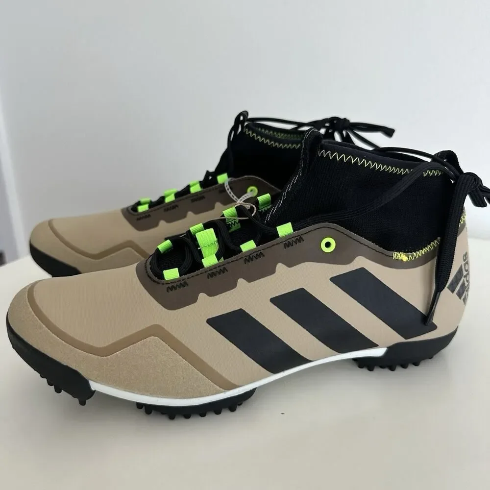 Adidas The Gravel Cycling Shoe Mens 8 Hiking Sneakers Beige Black GX1664 Women 9
